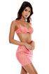 Luli Fama Chasing Stars Sequins Mini Skirt
